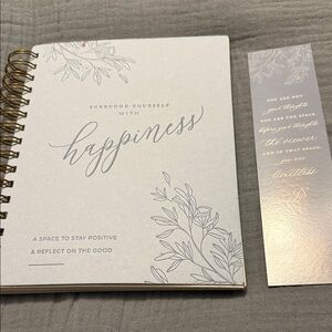 Elegant Gray Spiral Notebook for Home Office